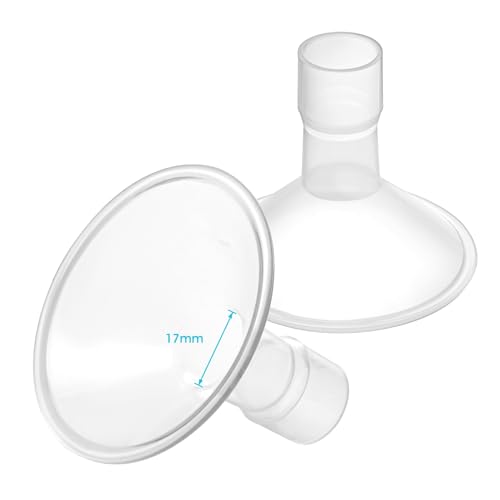 Image of Belmikal 17mm Shields Compatible with Medela Breast Pump- PersonalFit, Freestyle, Harmony, Maxi, Flex Lansinoh Pump-SignaturePro SmartPump Manual Replace Medela Parts Lansinoh Accessories Flanges