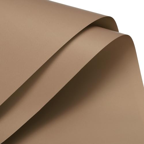 MECCANIXITY 20 Pcs Flower Wrapping Paper 22.8x22.8 Inch Waterproof Florists Wrapping Paper for Florist Bouquet Supplies, DIY Crafts, Gift/Gift Box Packaging Brown by MECCANIXITY - Used condition - US$6.17