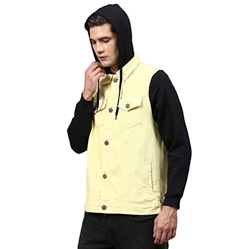 Image of Campus Sutra Men's Solid Regular Jacket
