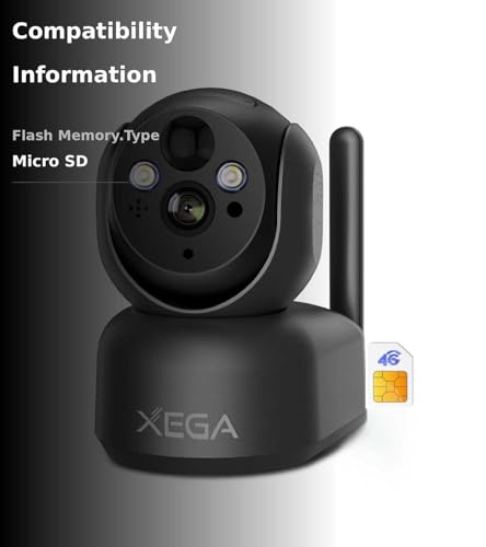 4G LTE Indoor Security Camera