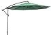 AASSDOO Parapluie d'extérieur déporté de 10 Pieds, Grand Parapluie en Porte-à-Faux, parasols de terrasse Suspendus avec manivelle pour Jardin, pelouse et Jardin, Base Non Inclus
