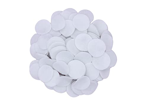 Image of YYCRAFT Bulk 1000pcs White Felt Circles 3 /4 Inch Soft Felt Round Pad,20mm
