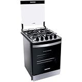 Fogão Brastemp 4 Bocas de embutir Inox com dupla chama e grades individuais - BYO4EBR Bivolt