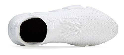 Image of Santiro Men's Running Shoes Breathable Knit Slip On Sneakers