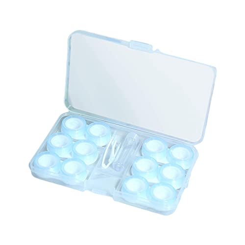 Kokiya de caixa de lentes de contato portátil pares Dimensões 15,7 x 9,5 x 2 cm para viagens ou ativ
