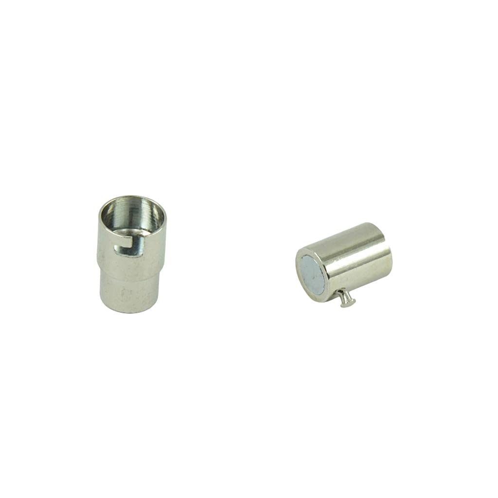 Magnetverschlüsse für Lederschnur, Armbandverbinder für DIY-Schmuck, 10 Sets