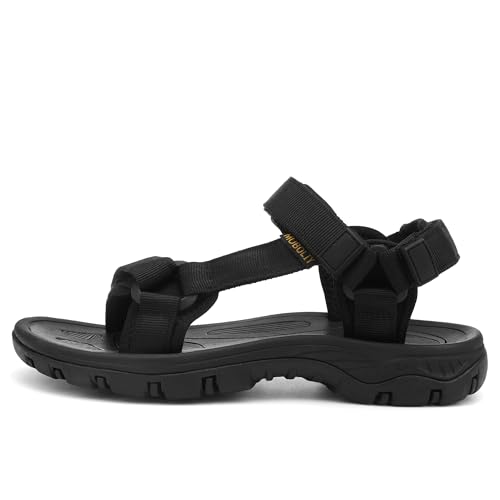 Image of Women's Hiking Sport Sandals Water Outdoor Athletic Shoes With Arch Support Adjustable Velcro Beach Shoes
