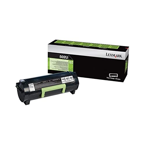 Cartouche Lexmark 502U d'encre noire pour stopper les pannes de toner sur MS510DN