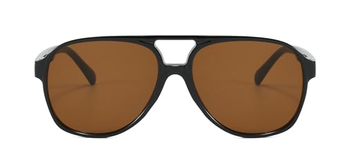 Image of 1 /9 /100-Pack Wholesale Retro Aviator Sunglasses - Bulk Resale Bundle Large Frame Classic 70s Style UV400 Protection