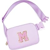 Uygafly Birthday Gifts for 6 7 8 9 10 11 12 13 Year Old Girls,Fanny Pack Belt Bag Crossbody Bags for Women Girls Kids,Fashion Waist Packs Cute Teen Trendy Stuff Travel Essentials | Lavender,M