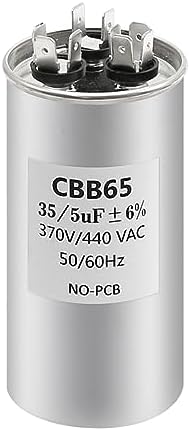 Amazon.com: 35+5uF 35 5 MFD ±6% 370V/440V Dual Run Start Round A/C 