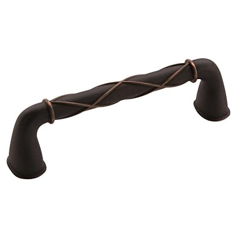 Amerock Lattice Dark Oiled Bronze Cabinet Pull Cover