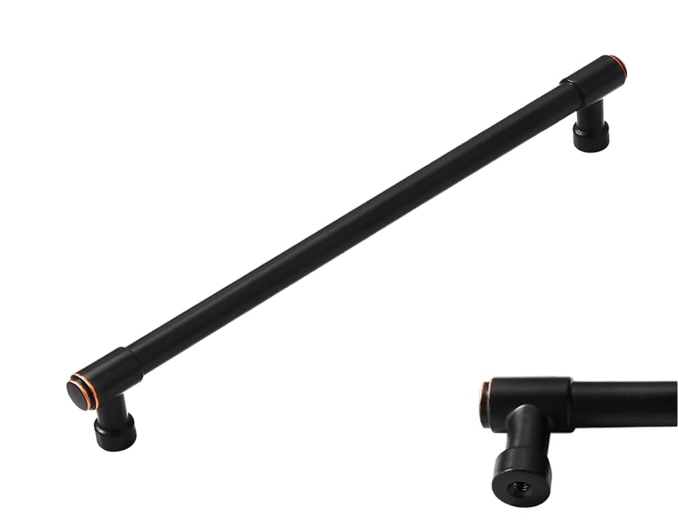 CABDM 10 Pack 8 Inch Kitchen Cabinet Handles Oil Rubbed Bronze Cabinet Pulls Drawer Pulls Kitchen Cabinet Hardware Kitchen Handles for Cabinets Cupboard Handles Drawer Handles — image 1