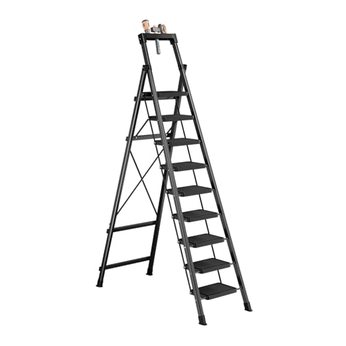 9 Step Ladder with Tool Tray