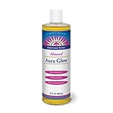 Heritage Store Aura Glow Massage Oil, Almond, 16 Ounce