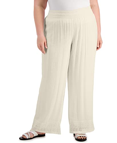 Plus Size Gauze Pants