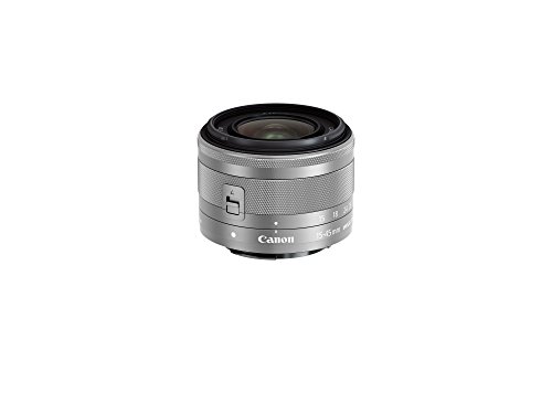 Canon Obiettivo Grandangolare EF-M 15-45 mm, f/3.5-6.3 IS STM, Compatibile con Canon EOS-M, Argento [Versione EU]