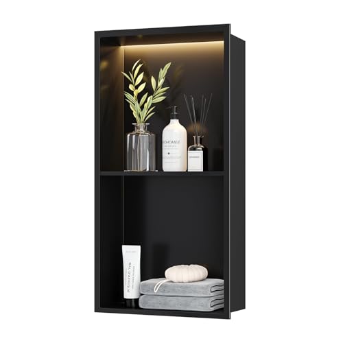 Niche de douche encastrée pour organiser vos articles de toilette avec style