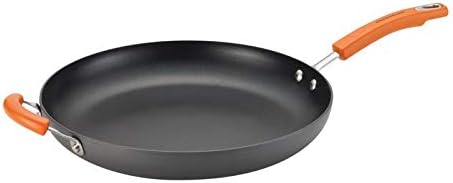 Pemberly Row Nonstick Skillet in Gray and Orange