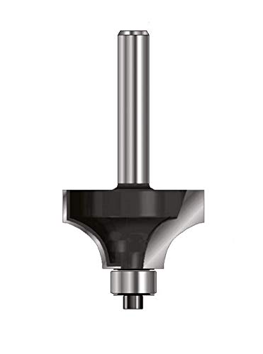 Rexxer HM Abrundfräser R 11 Mm – Schaft 12 Mm, Viertelstabfräser Zum Abrunden Von Kanten, 34,9 Mm Durchmesser Kantenfräser Holz