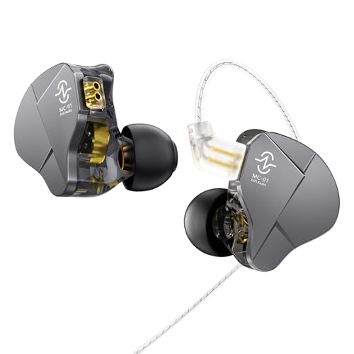 Yinyoo CCZ MC01 Soul In Ear Monitor IEM，Cuffie intrauricolari con driver dinamico da 10mm PET a doppio magnete, connettore jack 3.5mm, leggere e progettate per audiophile.