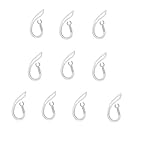 Weich, bequem und geeignet. Homyl 10 Stück Klar Ersatz Ohrbügel Ohrhaken Für Headset 5,7 mm - 6 mm