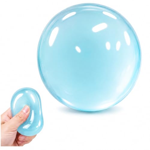 Coconut Oil Squishy Toy, Slow Rising Sensory Fidget Toy for Adults, Cute Desktop Decor, Office Home Gift（Blue）