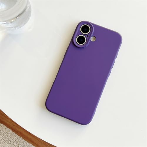 Coque iPhone 14 Pro silicone liquide violet pour vous accompagner partout