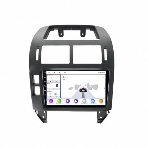 Pantalla Carplay para VW Polo Mk4 con Android Auto inalámbrico y Bluetooth rápido