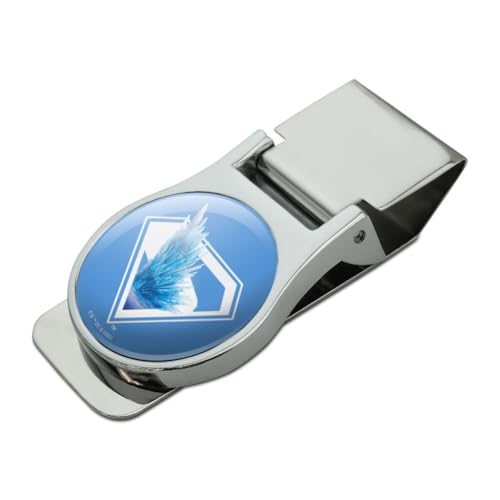 Superman 2025 Movie Fortress of Solitude Shield Satin Chrome Plated Metal Money Clip