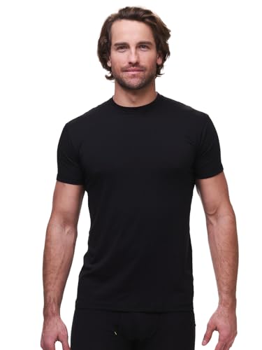 tasc Performance Men's Crew Neck Undershirt Black
