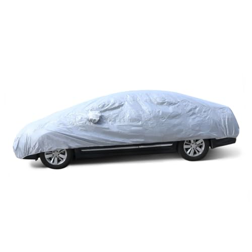 Cubierta protectora para coche XL SOIMISS impermeable de nylon y PVC 6