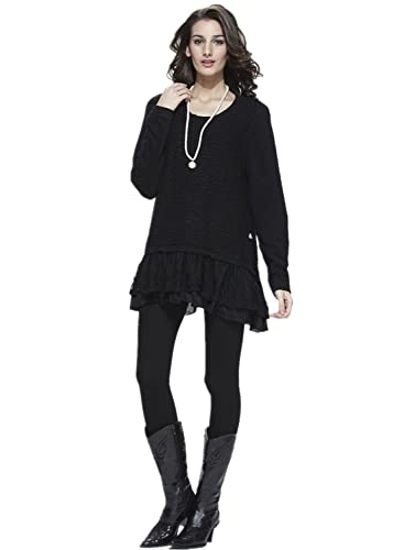 Image of SIMPLY COUTURE Women's Casual Pullover Cable-Knit Oversize Sweater