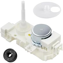 W10537869 W10476222 Dishwasher Diverter Valve Motor Compatible with Whirlpool W10195677, W10849439, W10476222, 2684962, PS5136127, Diverter Motor Seal Grommet Gasket for whril-Pool W10849439c
