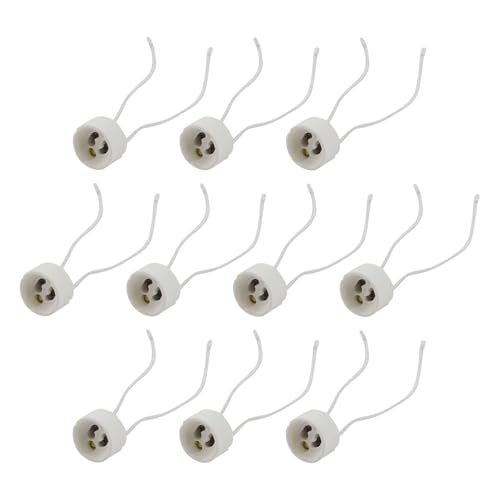 LeeQinersw 10 Portalámparas LED con Base para Bombilla LED, Herramienta de Conversión para Luminarias LED