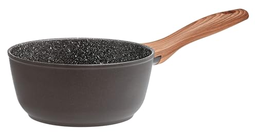 Casseruola Alta 1 Manico Antiaderente Nera Rock 'n' Rose 18cm Sambonet