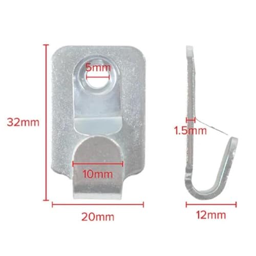 Heavy Duty Safety Picture Hooks - Pack of 3 30lbs/15kg Load - Image 3
