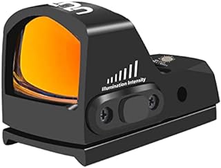UUQ Mini Reflex Red/Green Dot Sight for Rifles, Pistols and Shotguns 2MOA,7 Brightness Adjustments,Suitable for RMR or 20mm Picatinny Rail - UUQ
