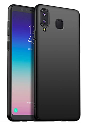 Image of Mobile Back Cover Case for Samsung A8 Star (Silicone Case|CameraProtection|Black SC1510)