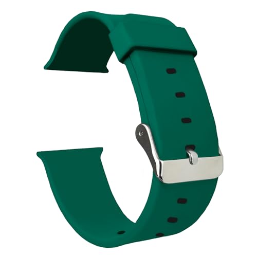 Image of ACM Watch Strap Slide 42MM 44MM 45MM 46MM 49MM Silicone Belt Compatible With Boat Wave Elevate Smartwatch Classic Casual Band Green