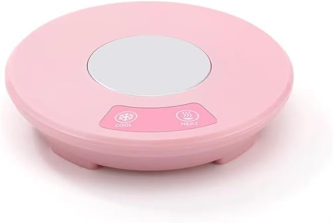 Coffee Cup Warmer & Cooler, 5V 10W Electric Mug Warmer Pad for Office and Home Use,Pink (Pink)