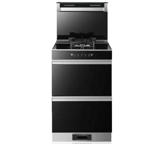 3-in-1 Integrated Kitchen System with Range Hood, Induction Cooktop, Disinfection