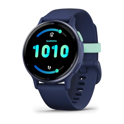 Garmin Vívoactive 5, Smartwatch con GPS, Pantalla AMOLED, Funciones esenciales de salud y forma física y hasta 11 días de autonomía, Azul