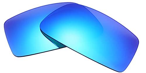 Interchangeable Polarized Mirrored Lenses Lens Shades Replacement For Fit Gascan Sunglasses Eye Glasses Frames (Ice Blue)