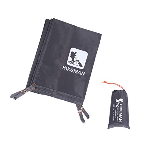 HIKEMAN Lona Multiusos Impermeable para Acampar al Aire Libre, para Tienda de campaña, Tienda de campaña y toldo, Varios tamaños para Camping, Senderismo, Picnic (140 x 210 cm)