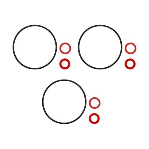 TNAIYH 9PCS Car Carburetor Float Bowl Gasket Kit, Vehicle Float Chamber Gasket and Bolt Washer Replacement, Carburetor Bowl Ring Pressure Washer,...