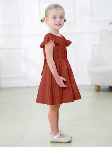 GRNSHTS Toddler Girls Dress Ruffle Sleeveless Backless Bowknot Kids Baby Casual Dresses3