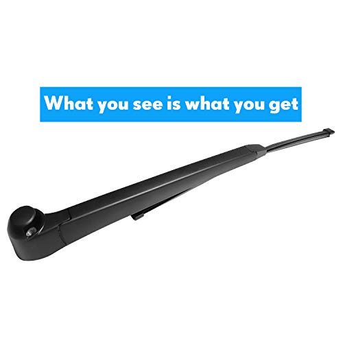 Rear Wiper Arm And Blade Set For Volkswagen Tiguan 2007-2016 Aslam Rear Windshield Wiper Arm Replacement Assembly #TOP1