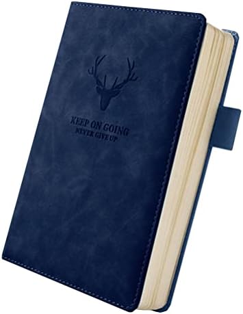 A5 Leather Ruled Notebook Elegant Business Notebook/Notepad, Journal Notebook with Pen Loop, 180 Sheets of Paper Perfect for Office School Home