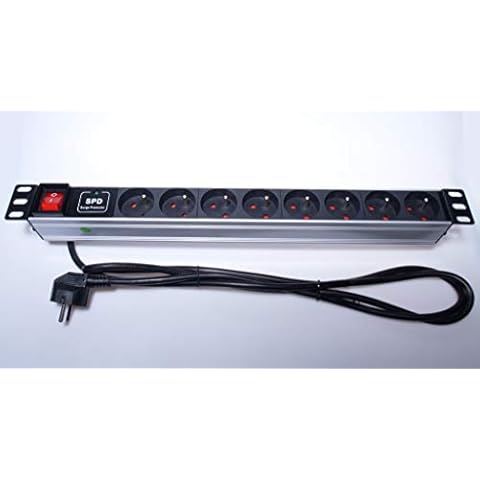 PremiumCord Répartiteur d'alimentation 8x230V Cover